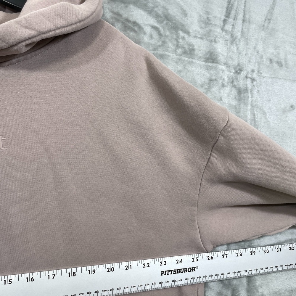Comfrt Hoodie Heavyweight Fleece‎ Sweatshirt  Unisex XL Tan Thick - Picture 6 of 7